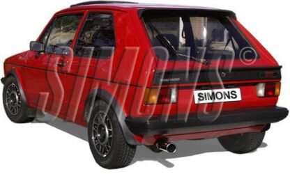 Simons-pakoputkisto Volkswagen Golf I Simons-pakoputkistot 4