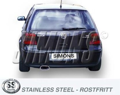 Simons-pakoputkisto Volkswagen Golf IV V6 4-motion/Syncro Simons-pakoputkistot 3