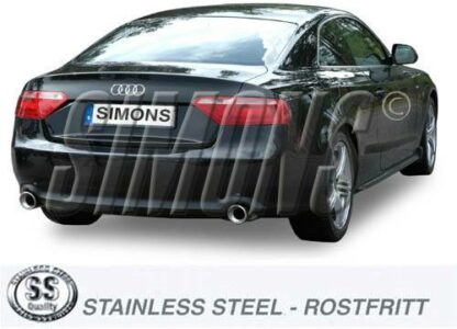Simons-pakoputkisto Audi A5 B8 Turbo Simons-pakoputkistot 3