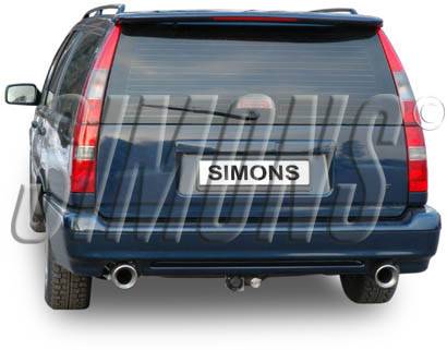 Simons-pakoputkisto Volvo 850/S70/V70 Turbo Simons-pakoputkistot 3