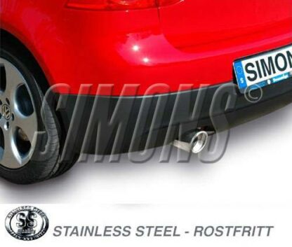 Simons-pakoputkisto Volkswagen Golf VI 1.4TSi/1.8TSi Simons-pakoputkistot 4
