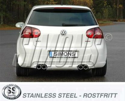 Simons-pakoputkisto Volkswagen Golf VI 1.4TSi/1.8TSi Simons-pakoputkistot 4