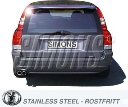 Simons-pakoputkisto Volvo V70N R Simons-pakoputkistot 3