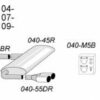 Simons-pakoputkisto Volkswagen Golf VI 1.4TSi/1.8TSi -040-B5DR_235
