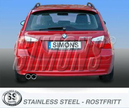 Simons-pakoputkisto BMW E90/E91/E92 316D/318D/320D Simons-pakoputkistot 3