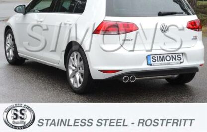 Simons-pakoputkisto Volkswagen Golf VII 1.2TSI/1.4TSI Simons-pakoputkistot 4