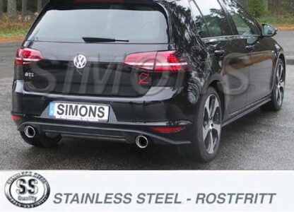 Simons-pakoputkisto Volkswagen Golf VII GTi Simons-pakoputkistot 3
