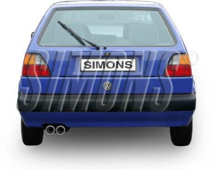 Simons-pakoputkisto Volkswagen Golf II 16V GTi