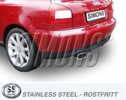 Simons-pakoputkisto Audi S3 8L Quattro Simons-pakoputkistot 3