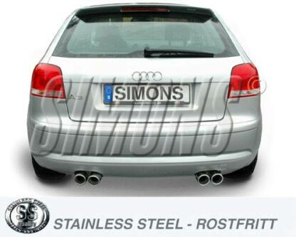 Simons-pakoputkisto Audi A3 8P Turbo Simons-pakoputkistot 4