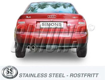 Simons-pakoputkisto Audi A4 B5 Simons-pakoputkistot 3