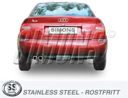 Simons-pakoputkisto Audi A4 B5 Simons-pakoputkistot 3