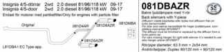 Simons-pakoputkisto Opel Insignia 2wd Diesel -081DBAZR_143