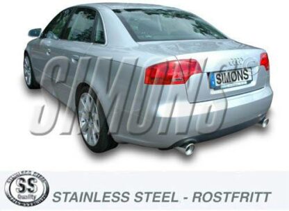 Simons-pakoputkisto Audi A4 B7 Simons-pakoputkistot 3
