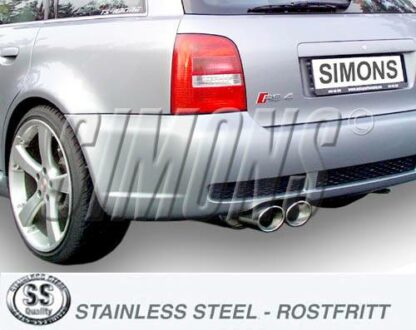 Simons-pakoputkisto Audi RS4 Quattro Simons-pakoputkistot 3