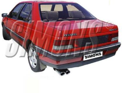 Simons-pakoputkisto Peugeot 405 Simons-pakoputkistot 3