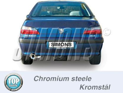 Simons-pakoputkisto Peugeot 406 2.2.2021 Simons-pakoputkistot 3
