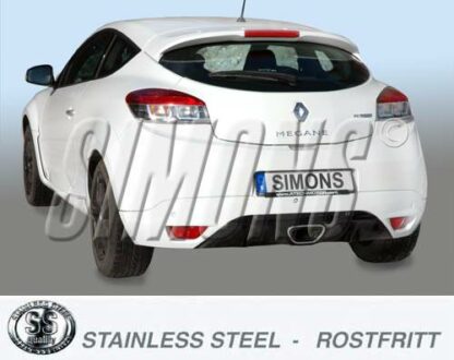 Simons-pakoputkisto Renault Megane III RS Simons-pakoputkistot 3