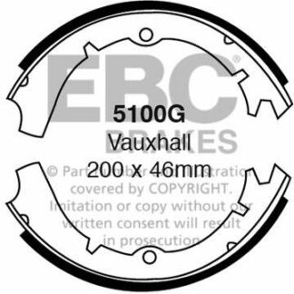 EBC brake shoe 5100G- jarrukenkäsarja EBC-jarrupalat