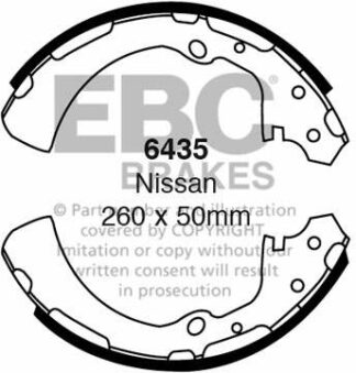 EBC brake shoe 6435- jarrukenkäsarja EBC-jarrupalat