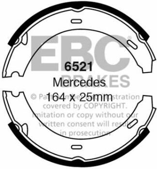 EBC brake shoe 6521- jarrukenkäsarja EBC-jarrupalat