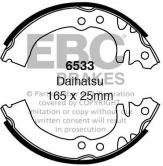 EBC brake shoe 6533- jarrukenkäsarja EBC-jarrupalat