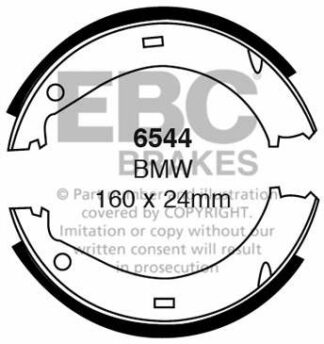 EBC brake shoe 6544- jarrukenkäsarja EBC-jarrupalat