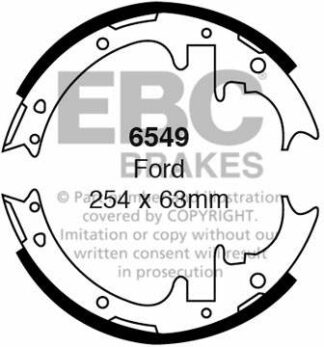 EBC brake shoe 6549- jarrukenkäsarja EBC-jarrupalat