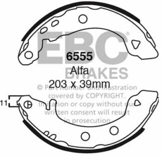 EBC brake shoe 6555- jarrukenkäsarja EBC-jarrupalat