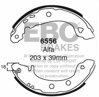 EBC brake shoe 6556- jarrukenkäsarja EBC-jarrupalat