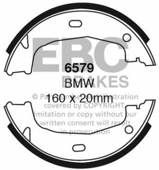 EBC brake shoe 6579- jarrukenkäsarja EBC-jarrupalat