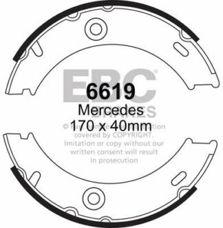 EBC brake shoe 6619- jarrukenkäsarja EBC-jarrupalat