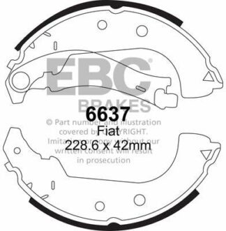 EBC brake shoe 6637- jarrukenkäsarja EBC-jarrupalat