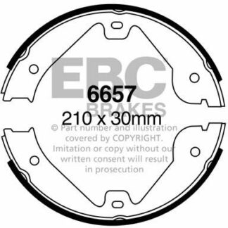 EBC brake shoe 6657- jarrukenkäsarja EBC-jarrupalat