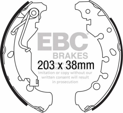 EBC brake shoe 6700- jarrukenkäsarja EBC-jarrupalat