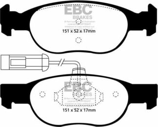 EBC Ultimax DP1059/2 -jarrupalasarja EBC-jarrupalat