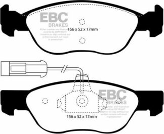 EBC Ultimax DP1060 -jarrupalasarja EBC-jarrupalat