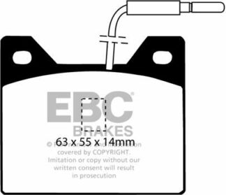 EBC Ultimax DP122 -jarrupalasarja EBC-jarrupalat