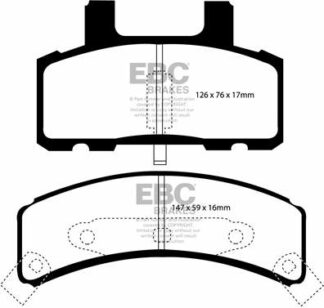 EBC Ultimax DP1273 -jarrupalasarja EBC-jarrupalat