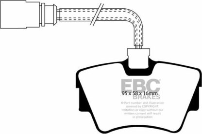 EBC Ultimax DP1285 -jarrupalasarja EBC-jarrupalat