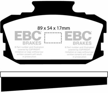 EBC Ultimax DP129 -jarrupalasarja EBC-jarrupalat