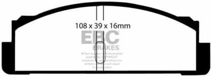 EBC Ultimax DP133 -jarrupalasarja EBC-jarrupalat