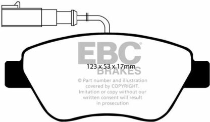 EBC Ultimax DP1384/2 -jarrupalasarja EBC-jarrupalat