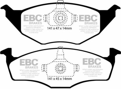 EBC Ultimax DP1433 -jarrupalasarja EBC-jarrupalat