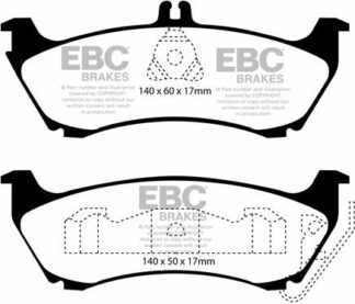 EBC Ultimax DP1437 -jarrupalasarja EBC-jarrupalat