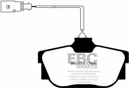 EBC Ultimax DP1445 -jarrupalasarja EBC-jarrupalat