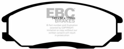 EBC Ultimax DP1480 -jarrupalasarja EBC-jarrupalat