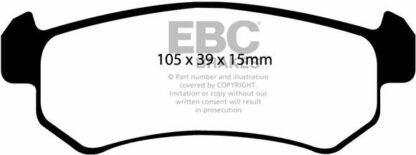 EBC Ultimax DP1548 -jarrupalasarja EBC-jarrupalat