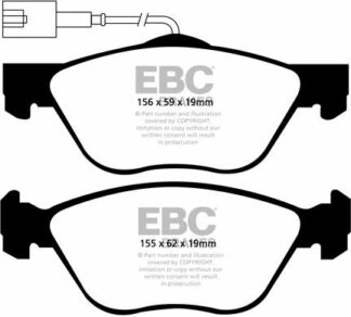 EBC Ultimax DP1571 -jarrupalasarja EBC-jarrupalat