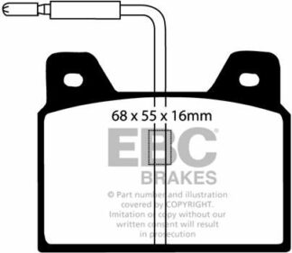 EBC Ultimax DP163 -jarrupalasarja EBC-jarrupalat